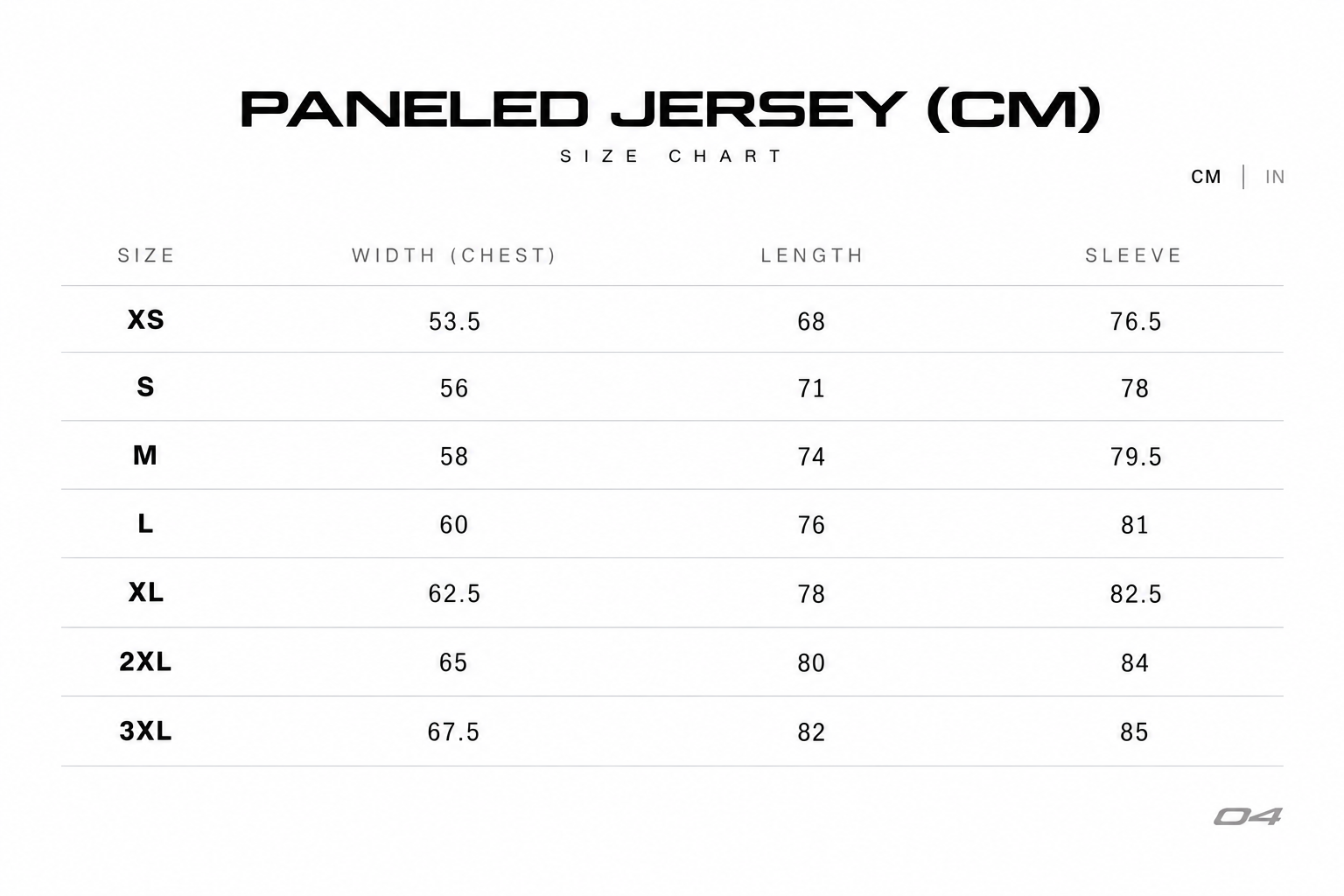 CODE 04 PANELED JERSEY BLACK