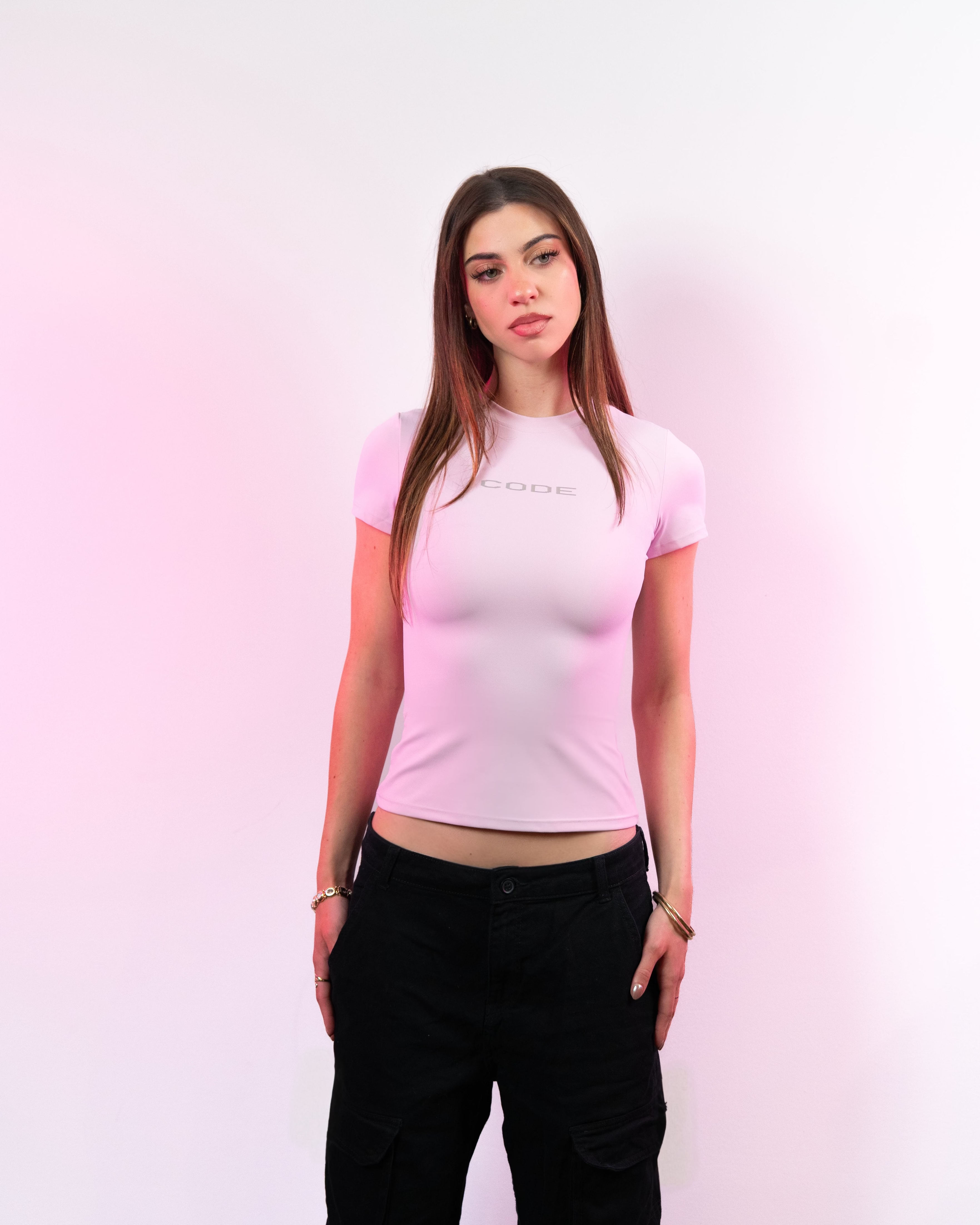 BABY PINK WOMEN'S TEE