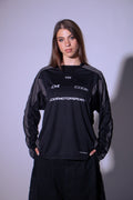 CODE 04 PANELED JERSEY BLACK