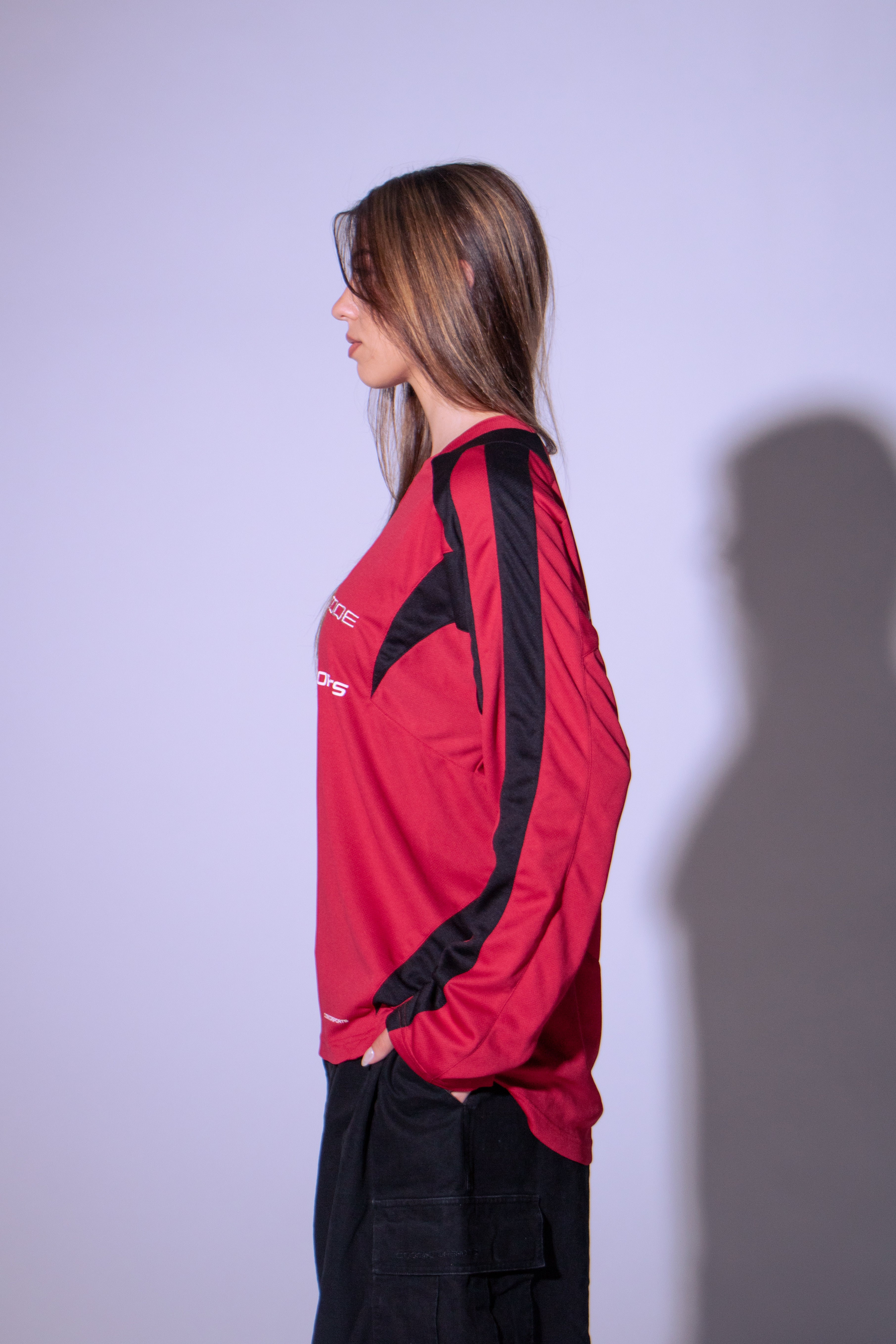 CODE 04 PANELED JERSEY RED