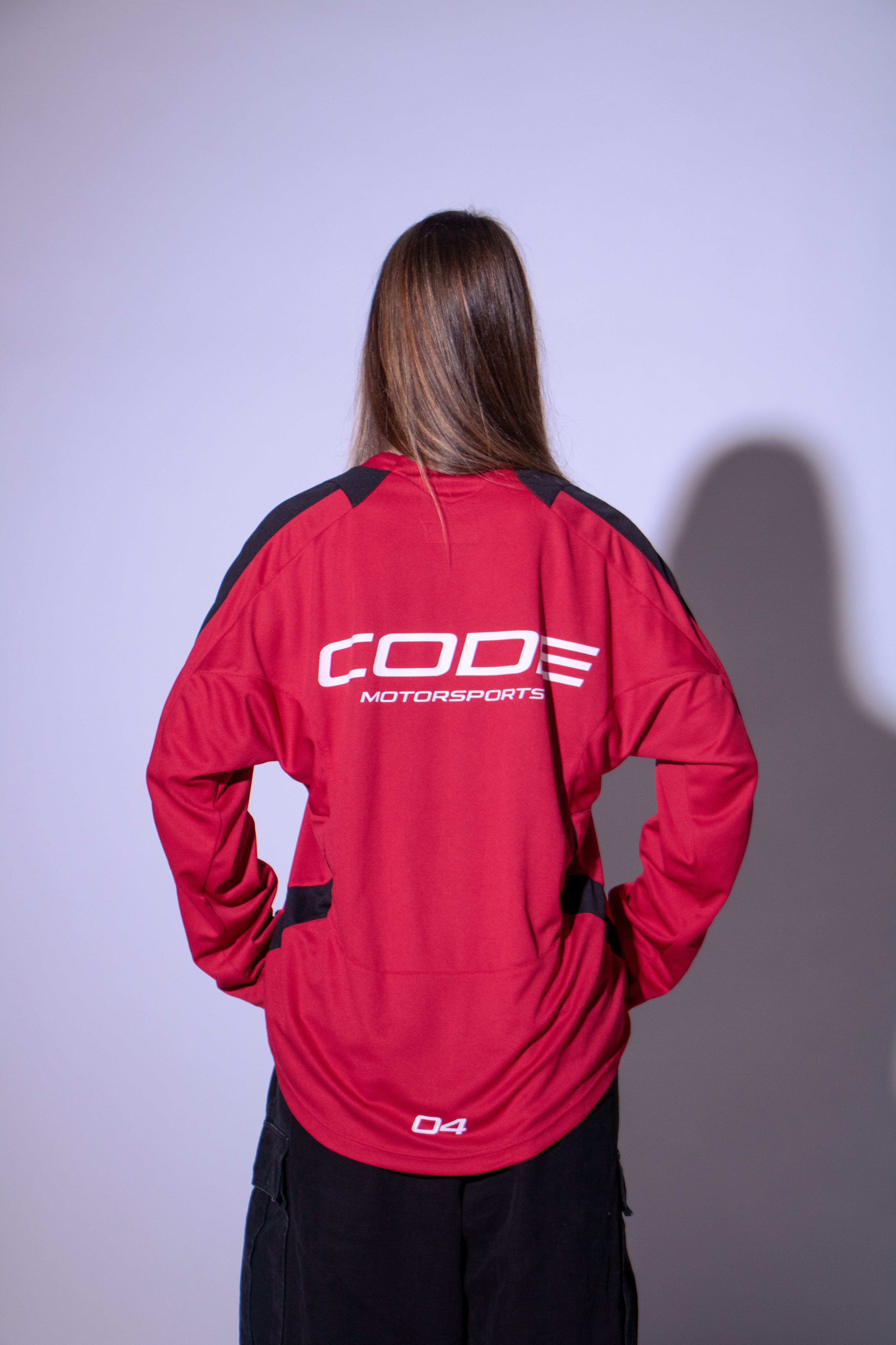 CODE 04 PANELED JERSEY RED