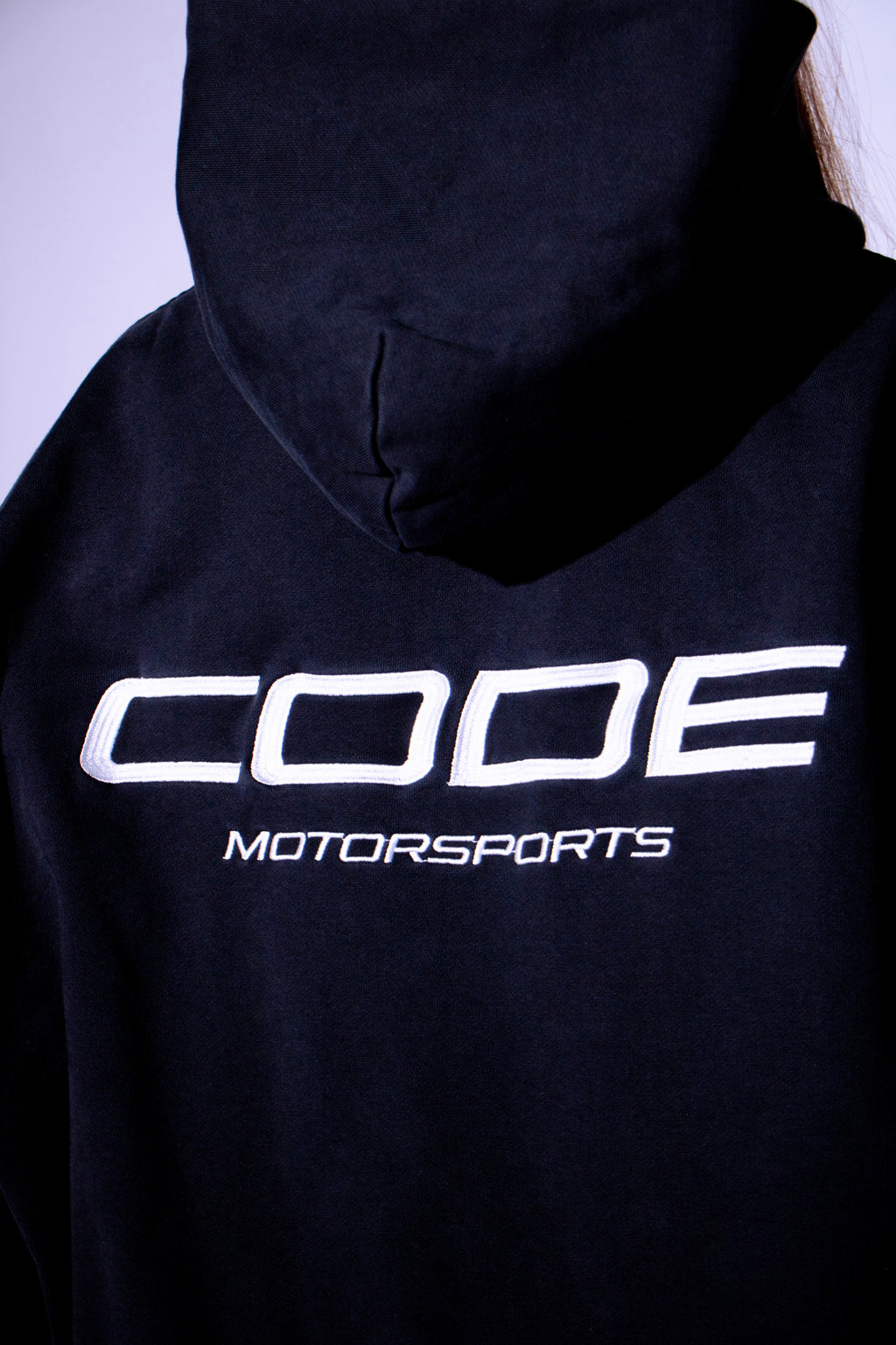 CODE 04 OVERSIZED DOUBLE ZIP HOODIE