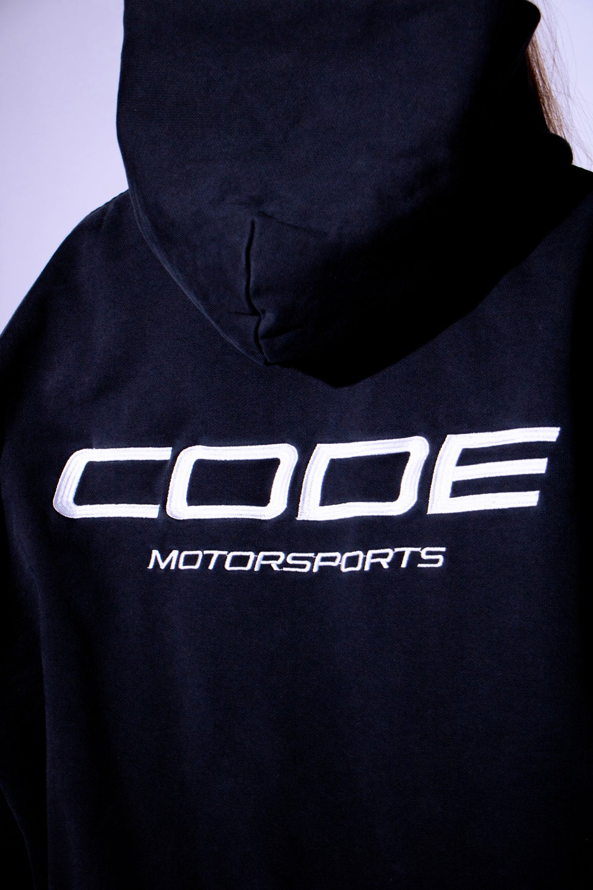 CODE 04 OVERSIZED DOUBLE ZIP HOODIE