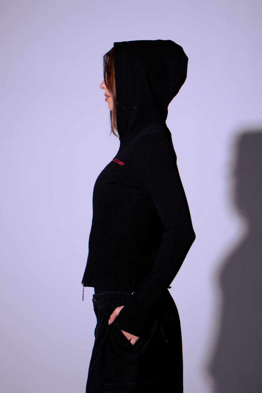 CODE 04 DOUBLE ZIP BLACK / RED