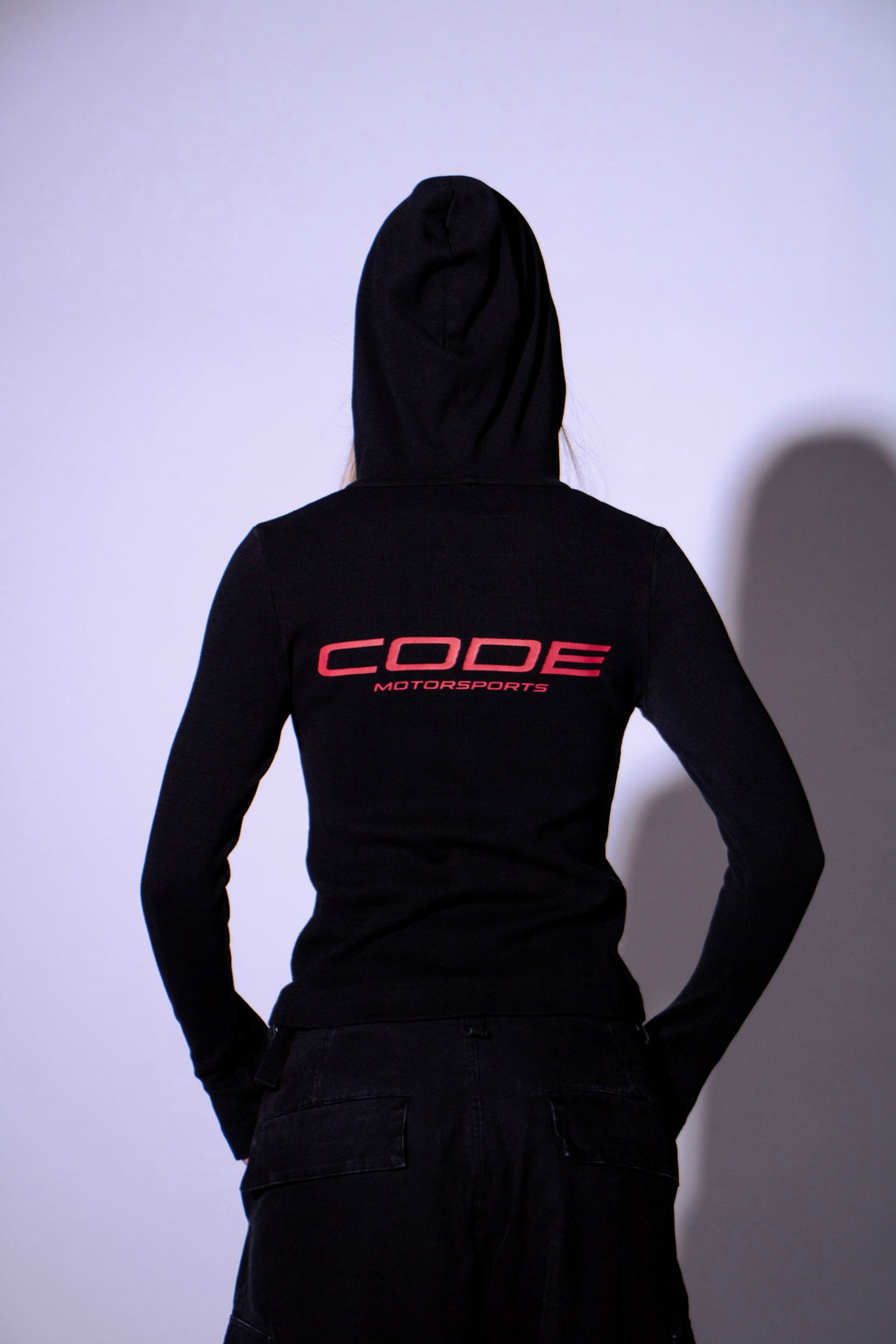 CODE 04 DOUBLE ZIP BLACK / RED