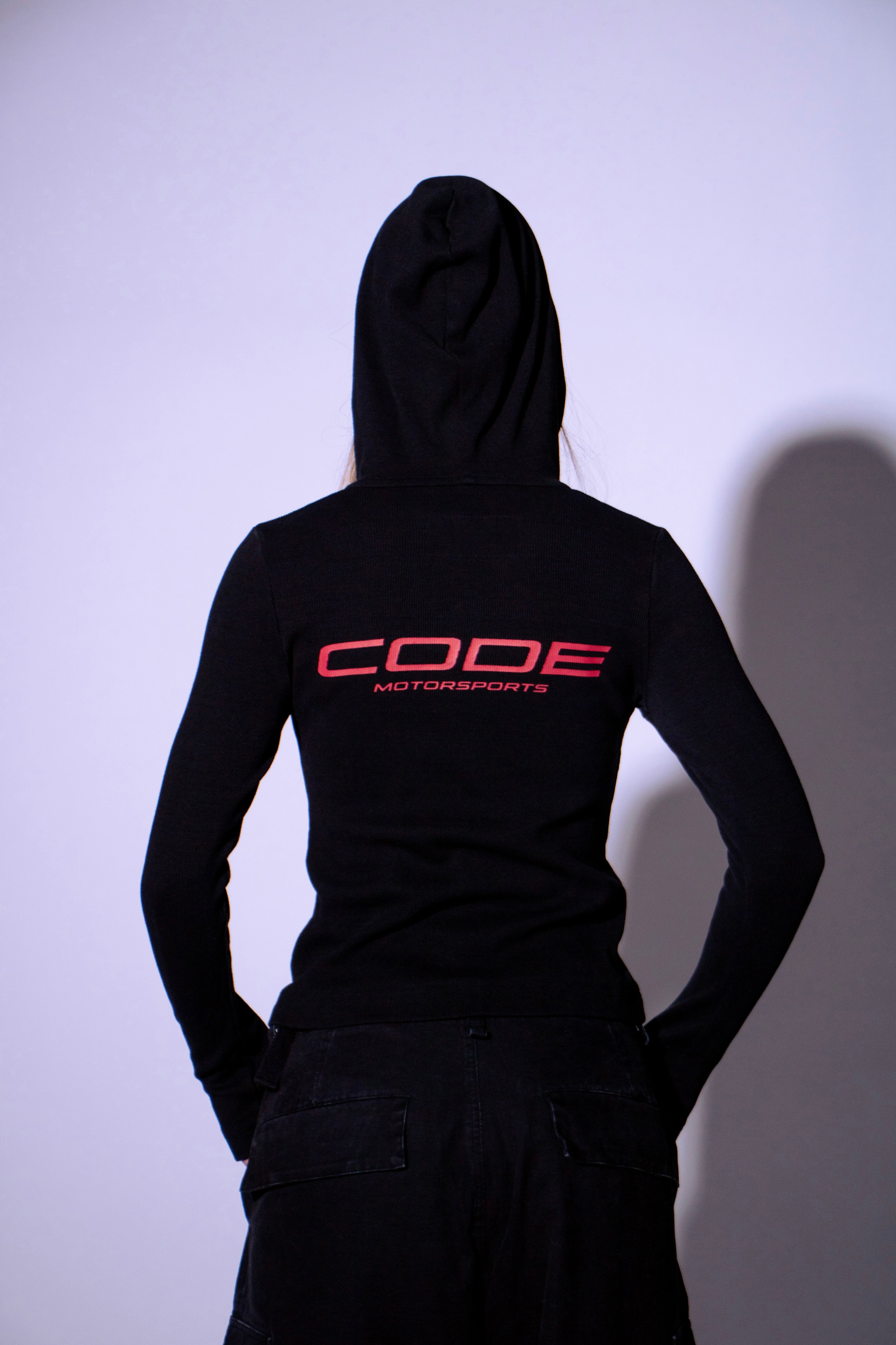 CODE 04 DOUBLE ZIP BLACK / RED