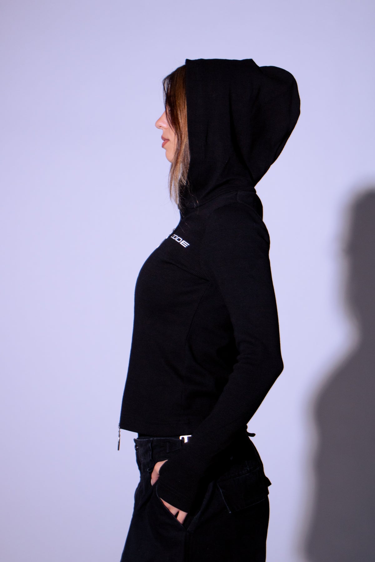 CODE 04 DOUBLE ZIP BLACK / WHITE