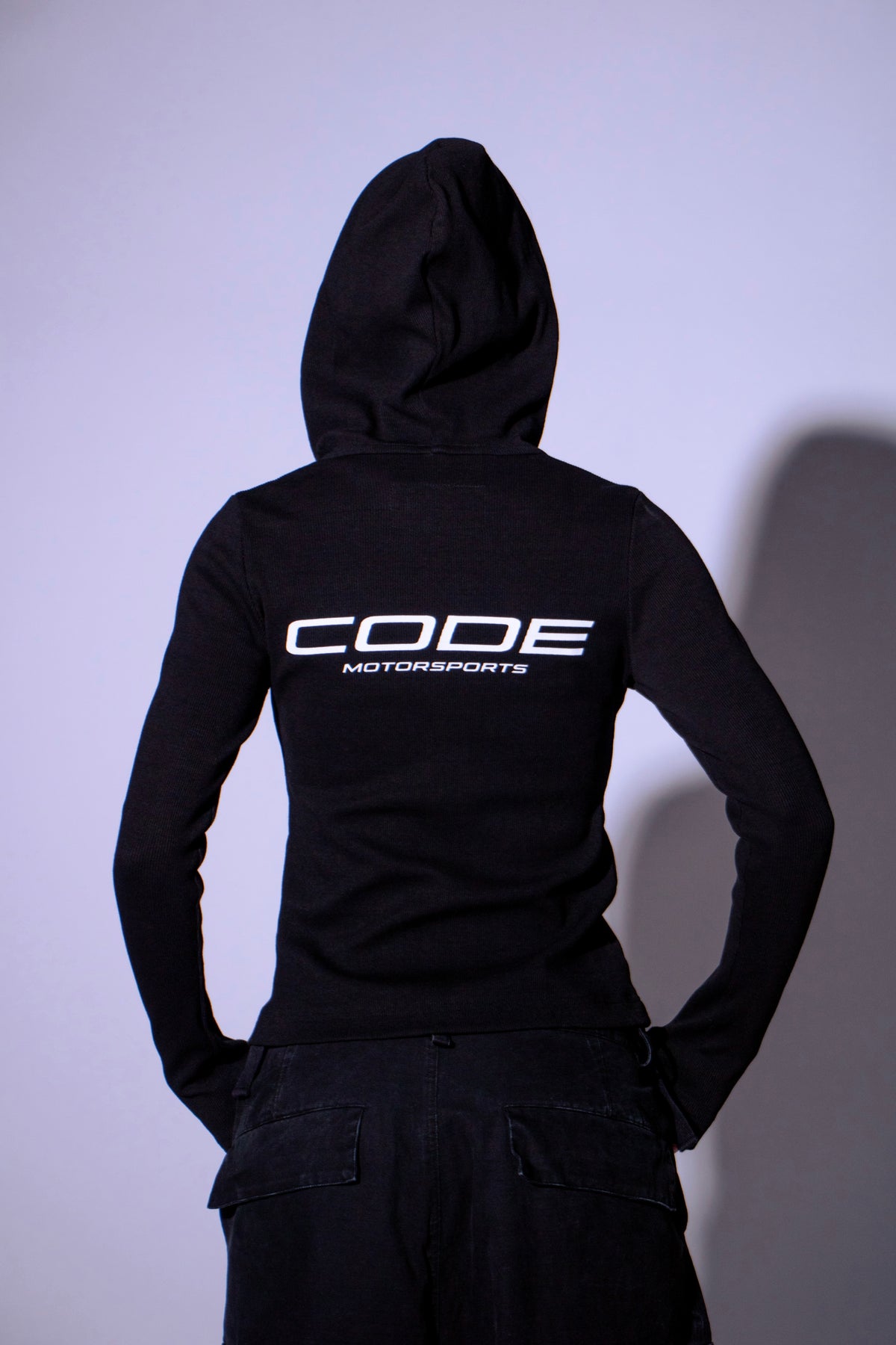 CODE 04 DOUBLE ZIP BLACK / WHITE