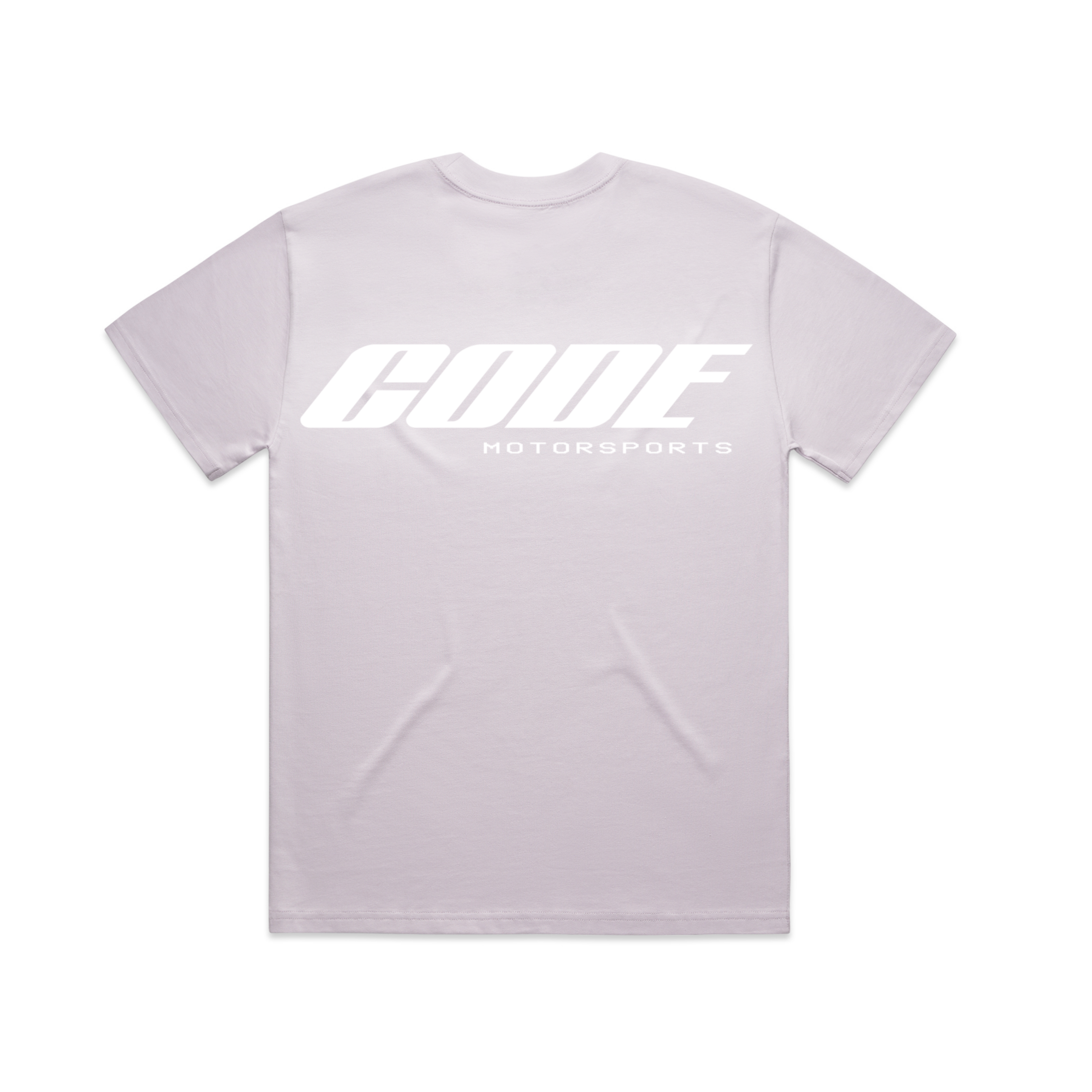 "CODE 01" OVERSIZED T-SHIRT, BABY PINK REFLECTIVE