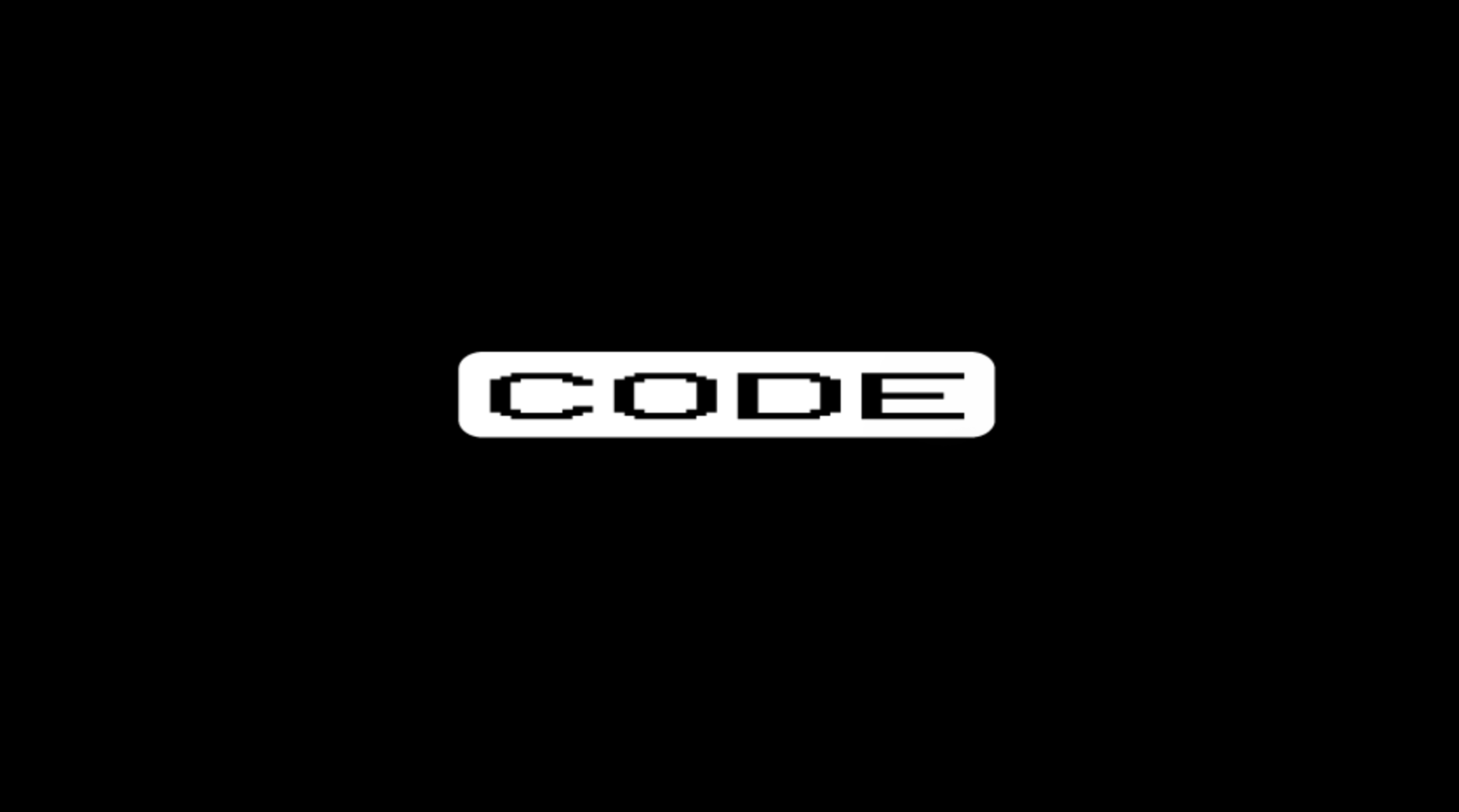 "CODE" VCR BOX LOGO - VINYL DECAL
