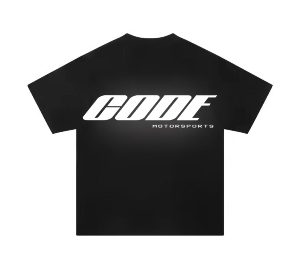 "CODE 01" OVERSIZED T-SHIRT, BLACK REFLECTIVE
